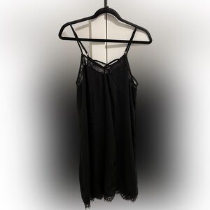 Cute black laced dress size medium